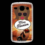 Coque Samsung Galaxy Core Miss Réunion Black