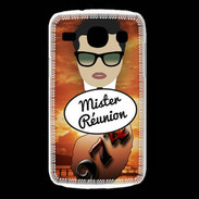 Coque Samsung Galaxy Core Mister Réunion Brun