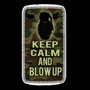 Coque Samsung Galaxy Core Keep Calm and Grenade Camouflage