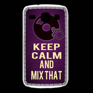 Coque Samsung Galaxy Core Keep Calm and Mix That Violet