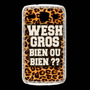 Coque Samsung Galaxy Core Wesh Gros Léopard