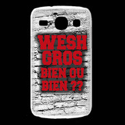Coque Samsung Galaxy Core Wesh Gros Rouge