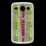 Coque Samsung Galaxy Core Wesh Vert Jaune
