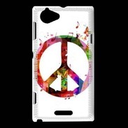 Coque Sony Xperia L Symbole de la paix 5