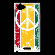Coque Sony Xperia L Rasta Peace and Love 15