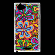 Coque Sony Xperia L Fond hippie 2