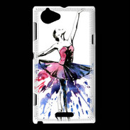 Coque Sony Xperia L Danse classique en illustration