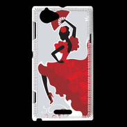 Coque Sony Xperia L Vintage Flamenco 5