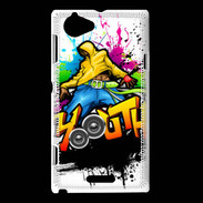 Coque Sony Xperia L Dancing Graffiti