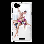 Coque Sony Xperia L Couple pole dance