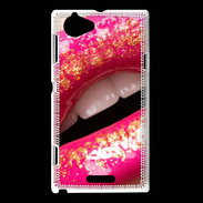 Coque Sony Xperia L Superbe bouche 2