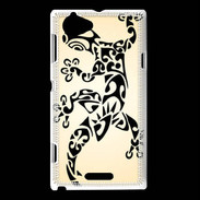 Coque Sony Xperia L Salamandre tribal
