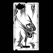 Coque Sony Xperia L Tatouage Tribal 5