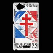 Coque Sony Xperia L Timbre Appel à la résistance