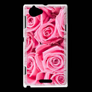 Coque Sony Xperia L Tapisserie de roses