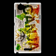 Coque Sony Xperia L Rasta Ganja