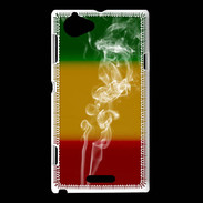 Coque Sony Xperia L Fumée de cannabis 10