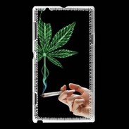 Coque Sony Xperia L Fumeur de cannabis