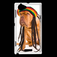 Coque Sony Xperia L Chien Rasta