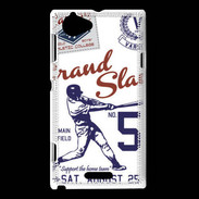 Coque Sony Xperia L Baseball vintage 25