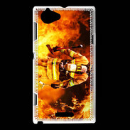 Coque Sony Xperia L Pompiers Soldat du feu 2
