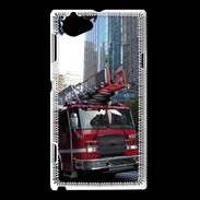 Coque Sony Xperia L Camion de pompier Américain