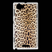 Coque Sony Xperia L Fonde de panthère 