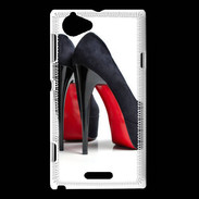 Coque Sony Xperia L Escarpins semelles rouges 4