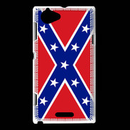 Coque Sony Xperia L Drapeau sudiste USA