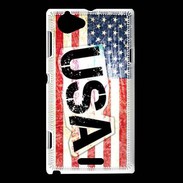 Coque Sony Xperia L Drapeau USA 8