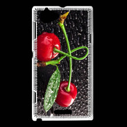 Coque Sony Xperia L Duo de Cerises sous la pluie