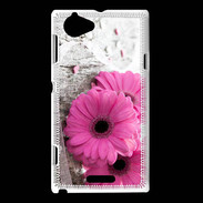 Coque Sony Xperia L Amour de marguerite