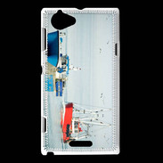 Coque Sony Xperia L Chalutier de pêche en mer
