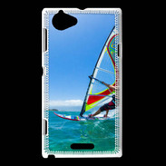 Coque Sony Xperia L Planche à voile au soleil