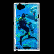 Coque Sony Xperia L Aquarium de Dubaï
