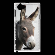 Coque Sony Xperia L Âne de campagne