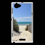 Coque Sony Xperia L Accès à la plage