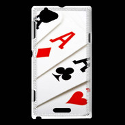 Coque Sony Xperia L Poker 4 as