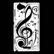 Coque Sony Xperia L Clé de sol