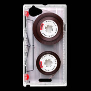 Coque Sony Xperia L Cassette audio de musique