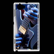 Coque Sony Xperia L Musicien à la guitare 10