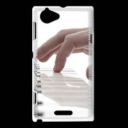 Coque Sony Xperia L Passion piano