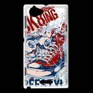 Coque Sony Xperia L Urban Skate Graffiti