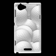 Coque Sony Xperia L Balles de golf en folie