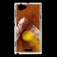 Coque Sony Xperia L Cours de tennis