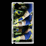 Coque Sony Xperia L Mêlée de rugby