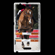 Coque Sony Xperia L Saut d'obstacle
