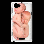 Coque Sony Xperia L Duo de bébés qui dorment
