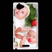 Coque Sony Xperia L Jumeaux Noêl
