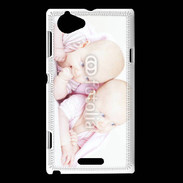 Coque Sony Xperia L Duo de jumelles